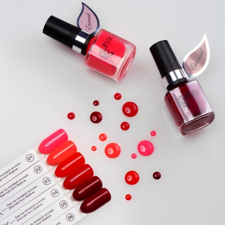 Лак Irisk (Ириск) на гелевой основе Eternail mini Mallow, 02 Agatha, 8мл