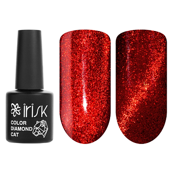 Гель-лак Irisk (Ириск) кошачий глаз Color Diamond Cat, 034, 10мл