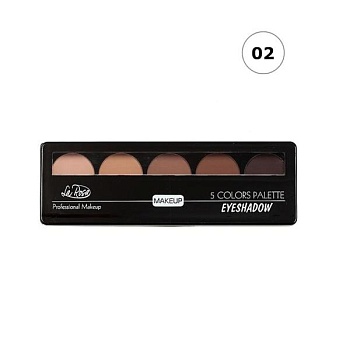 Тени для век La Rosa 5 Colors Palette, тон 02