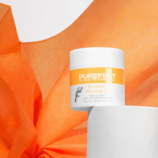 Масло-мусс PureFeet Polishing Mousse Oil для полировки стоп, 50 мл