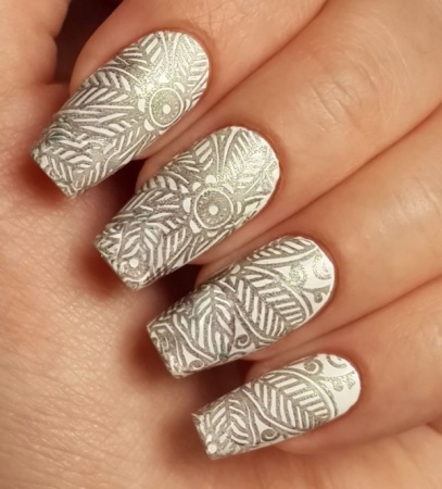 Краска для стемпинга Elpaza (Эльпаза) Paint серебряная №012, 5 мл