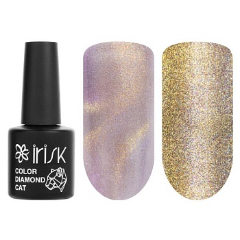 Гель-лак Irisk (Ириск) кошачий глаз Color Diamond Cat, 020, 10мл