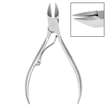 Кусачки для ногтей Irisk (Ириск) Premium, лезвие 17 мм, одинарная пружина, КО-01