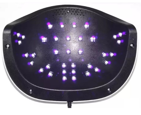 T2 лампа для ногтей гибридная UV+LED красная, 72 W