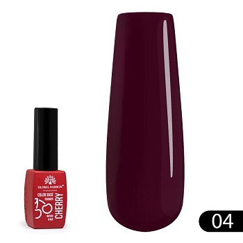 Каучуковая база Global Fashion (Глобал Фэшн) Color Cherry 04, 8 мл
