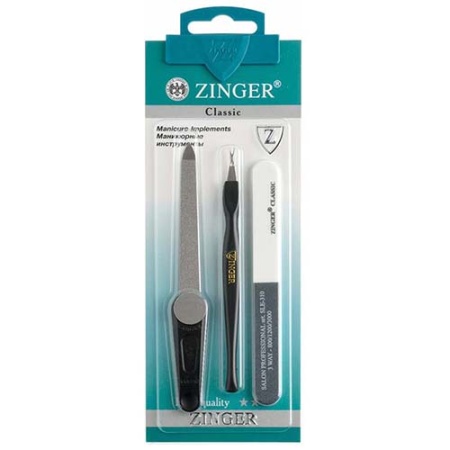 Zinger (Зингер) Набор маникюрный 3 предмета SIS-4