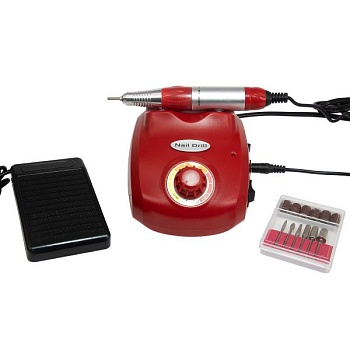 Аппарат для маникюра и педикюра Nail Drill ZS-603 красный, 45000 об.