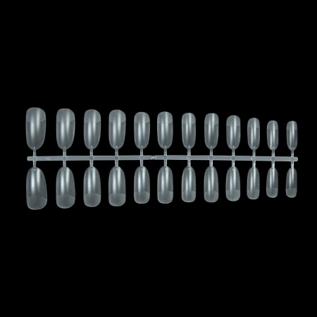 Набор гелевых матовых типсов Овал-1, 240 шт