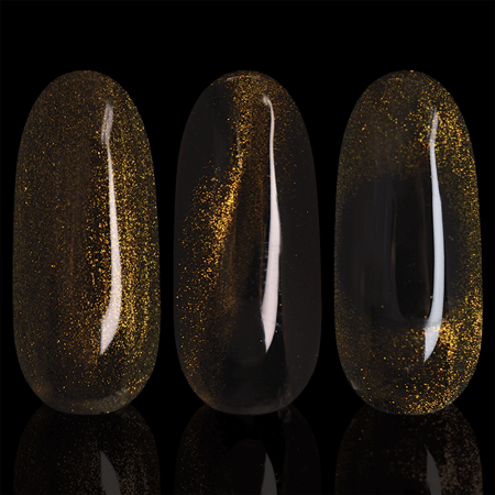 Гель-лак LAK'U (Лакью) Cats Eye 5D Gold CE 504, 10 мл
