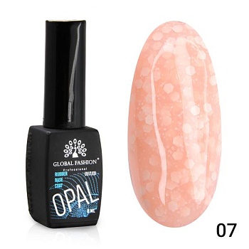 Каучуковая база Global Fashion (Глобал Фэшн) Snow flakes 07, 8 мл