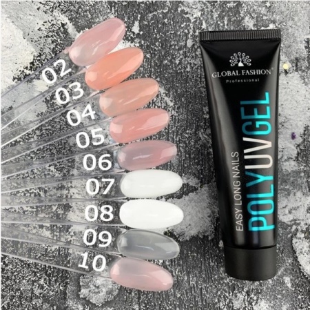 Полигель (PolyUVGel) Global Fashion (Глобал Фэшн) 003, 30 мл