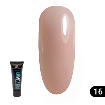 Полигель (PolyUVGel) Global Fashion (Глобал Фэшн) 016, 30 мл