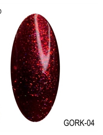 Гель-лак Gellaktik (Геллактик) Only Red Kiss Gork 04, 12 мл