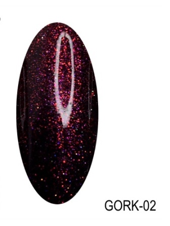 Гель-лак Gellaktik (Геллактик) Only Red Kiss Gork 02, 12 мл