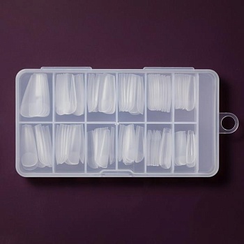 Гелевые типсы Optima Балерина матовые 120 шт.