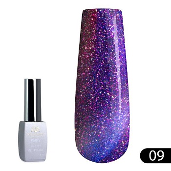 Гель-лак Global Fashion (Глобал Фэшн) Cat Eyes Fairy 09, 8 мл