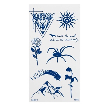 Тату Irisk реалистичная долговременная для тела INK TATOO 017 Y056