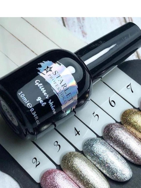 Гель-лак STARLET Professional (Старлет) Platinum Shine Gel 007, 10 мл