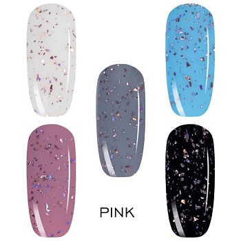 Топ Elpaza (Эльпаза) Flakes без липкого слоя Pink, 10мл