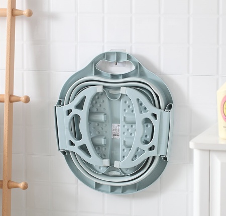 Ванна для педикюра складная, розовая