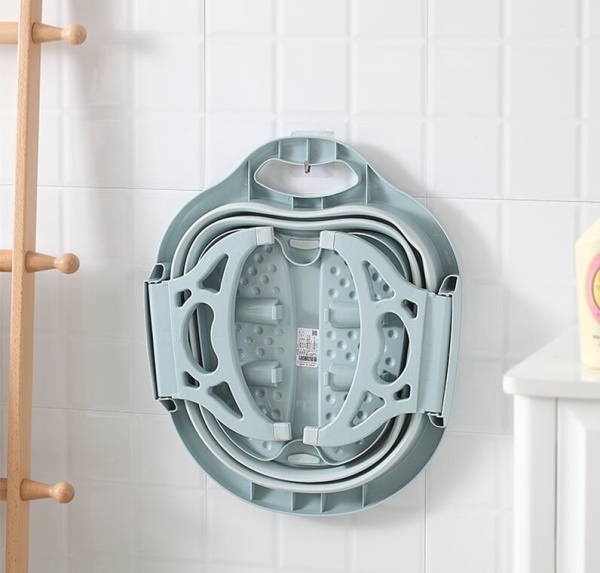 Ванна для педикюра складная, фиолетовая