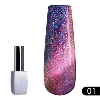 Гель-лак Global Fashion (Глобал Фэшн) Cat Eyes Fairy 01, 8 мл