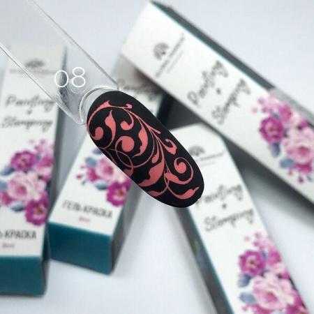 Global Fashion (Глобал Фэшн) краска для стемпинга и китайской росписи 008, 8 мл