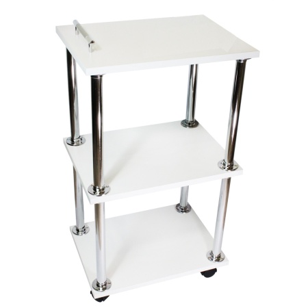 Косметологический столик, белый 57x34x73 см