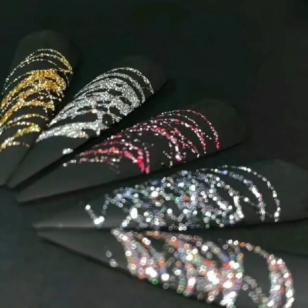 Гель-краска Holy Rose (Холи Роуз) светоотражающая "Паутинка" Disco красная, 7 мл.