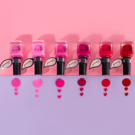 Лак Irisk (Ириск) на гелевой основе Eternail mini Peony, 01 Cathy, 8мл