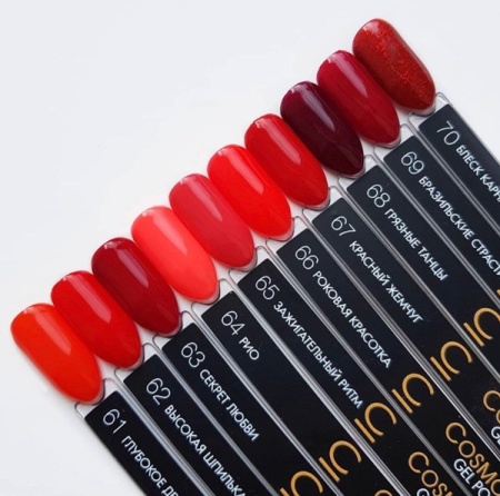 Гель-лак Cosmolac (Космолак) Glitter 70 Блеск карнавала, 7,5 мл.