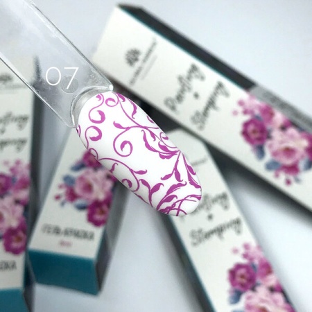 Global Fashion (Глобал Фэшн) краска для стемпинга и китайской росписи 007, 8 мл