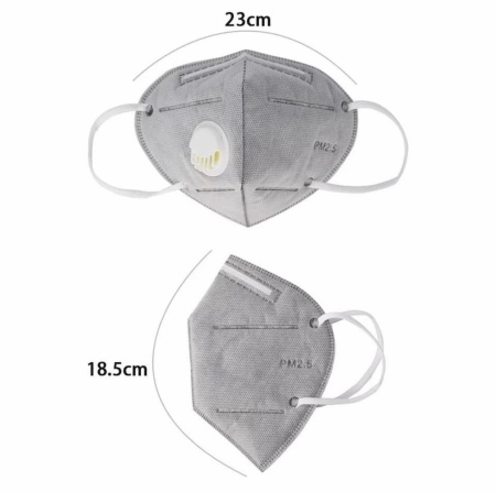 Защитная маска-респиратор с клапаном