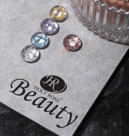 Гель-краска Holy Rose (Холи Роуз) светоотражающая "Паутинка" Disco красная, 7 мл.