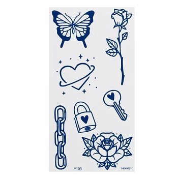 Тату Irisk реалистичная долговременная для тела INK TATOO 020 Y103