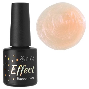 Каучуковая база Irisk с эффектами Effect Rubber Base 08 Жемчужная Гербера, 10мл