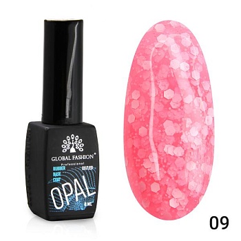 Каучуковая база Global Fashion (Глобал Фэшн) Snow flakes 09, 8 мл