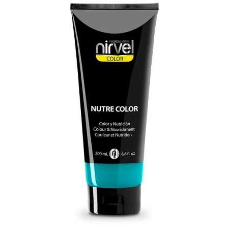 Nirvel (Нирвел) питательная гель-маска Nutre Color Turquoise, бирюзовый, 200 мл