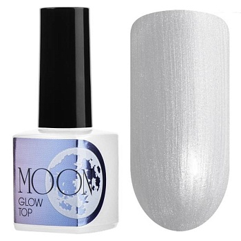 Топ декоративный без липкого слоя Moon Glow top, 8мл IRISK (04 Silver/Pearl)