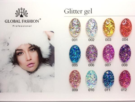 Global Fashion (Глобал Фэшн) Glitter Gel 11, 5 мл