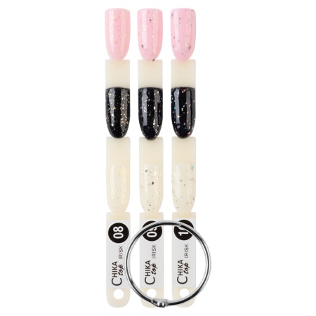 Топ Irisk (Ириск) Chika с шиммером без липкого слоя 08, 10 мл