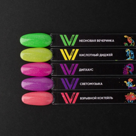 Гель-лак Vogue Nails Neon Party Светомузыка, 10мл